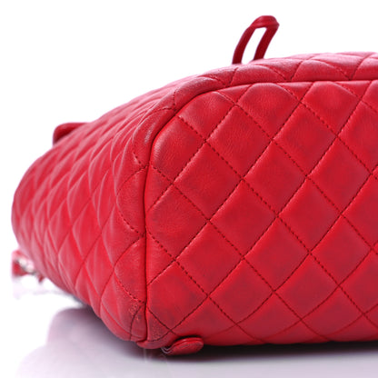 Chanel Lambskin Quilted Large Urban Spirit Backpack Red 8 of 16