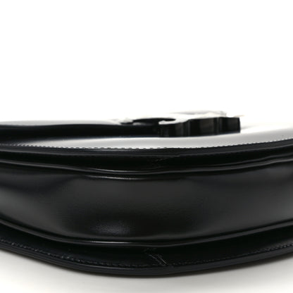 Celine Shiny Calfskin Besace Clea Chain Triomphe Black 8 of 9