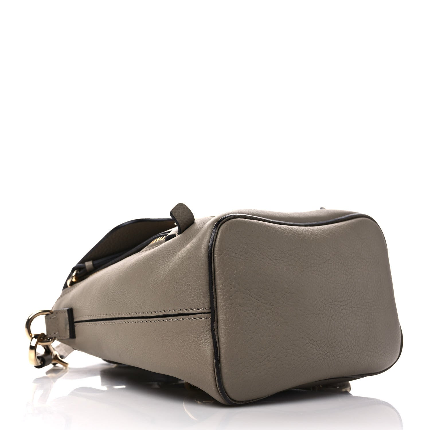 Chloe Suede Calfskin Mini Faye Backpack Motty Grey 4 of 10