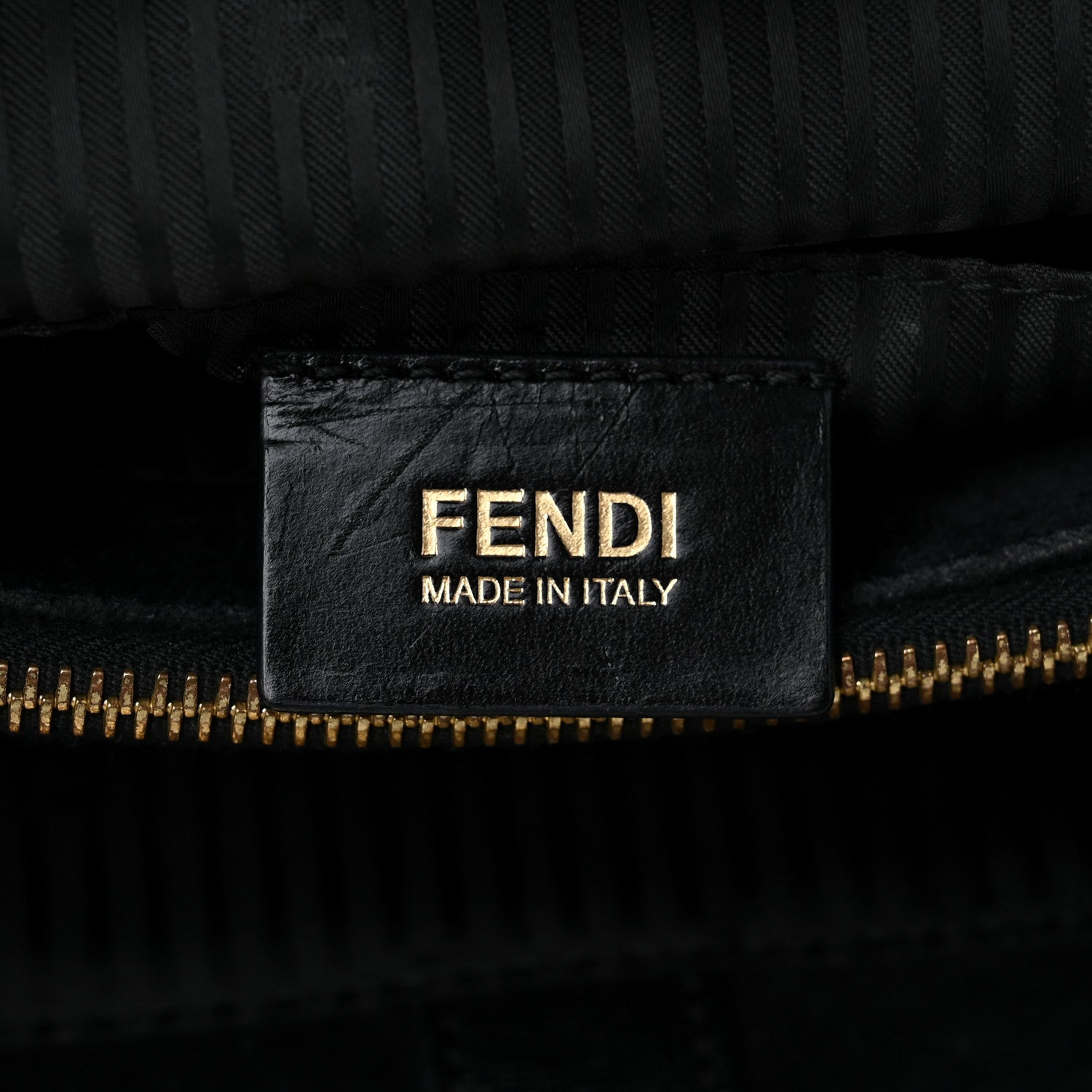 Fendi Vitello Elite Regular 2Jours Tote Black 6 of 10