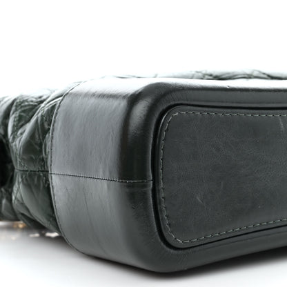 Chanel Aged Calfskin Quilted Medium Gabrielle Hobo Dark Green 9 of 12
