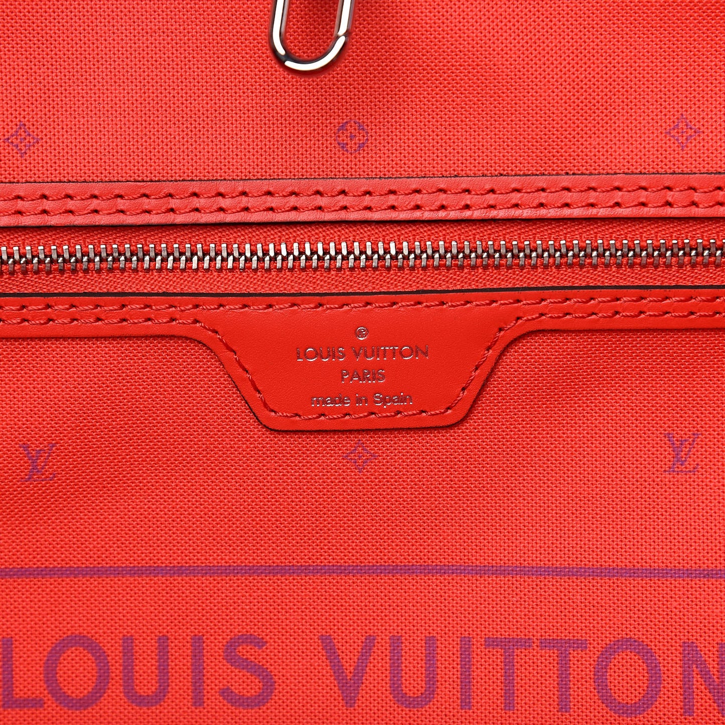 Monogram Escale Neverfull MM Rouge