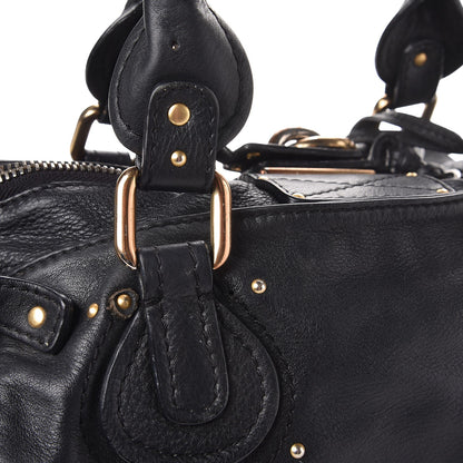 Chloe Calfskin Medium Paddington Satchel Black 8 of 14