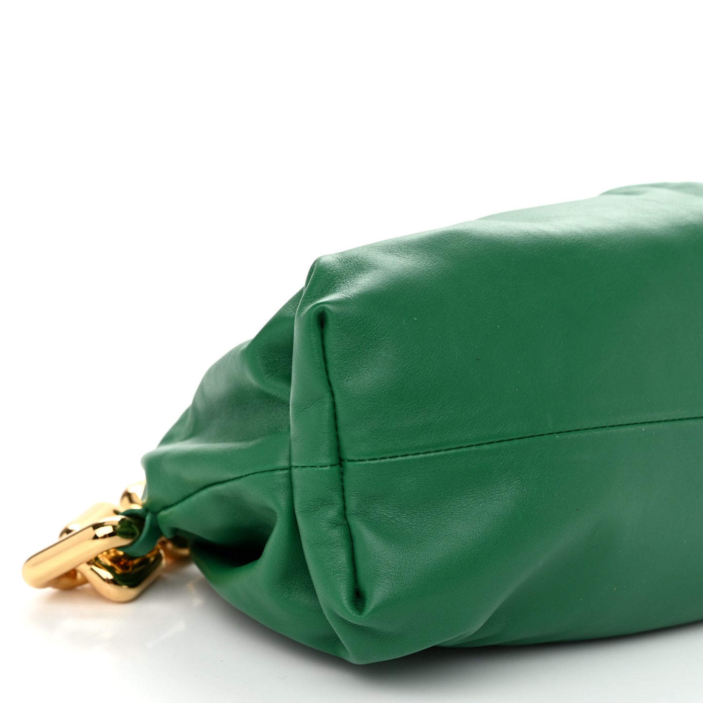 Calfskin The Pouch Chain Racing Green