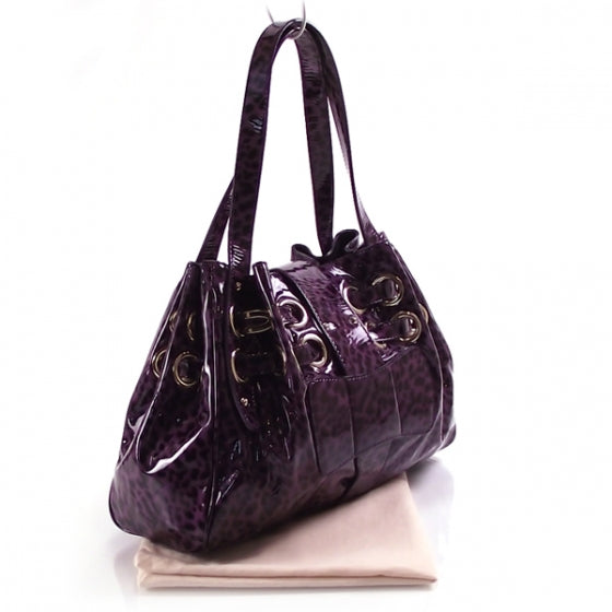 Jimmy Choo Patent Leopard Ramona 3 of 10