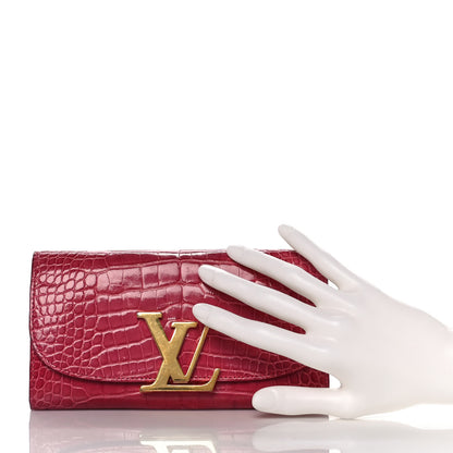 Louis Vuitton Alligator Vivienne LV Long Wallet 3 of 10