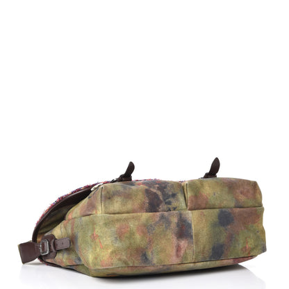 Chanel Washed Toile Large Graffiti On The Pavements Messenger Khaki Multicolor 4 of 8