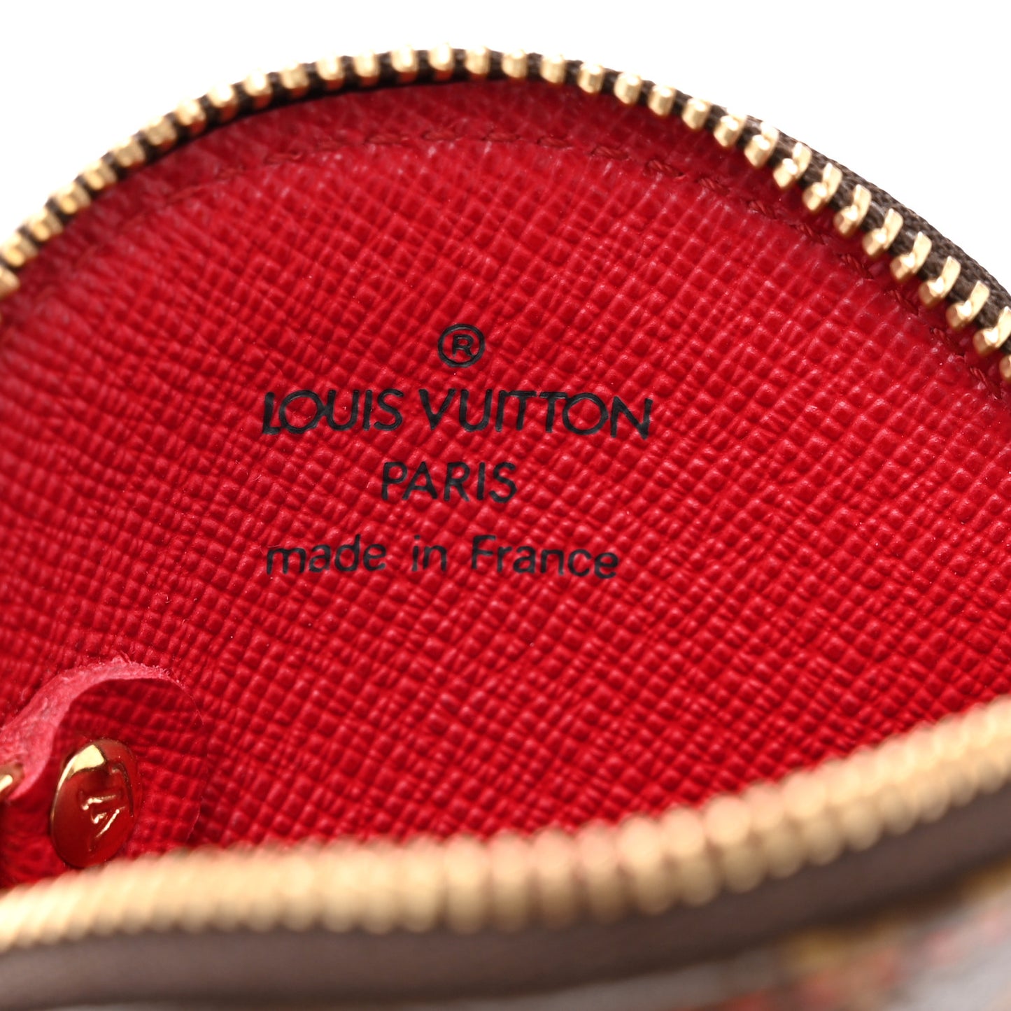 Monogram Cerises Round Coin Purse