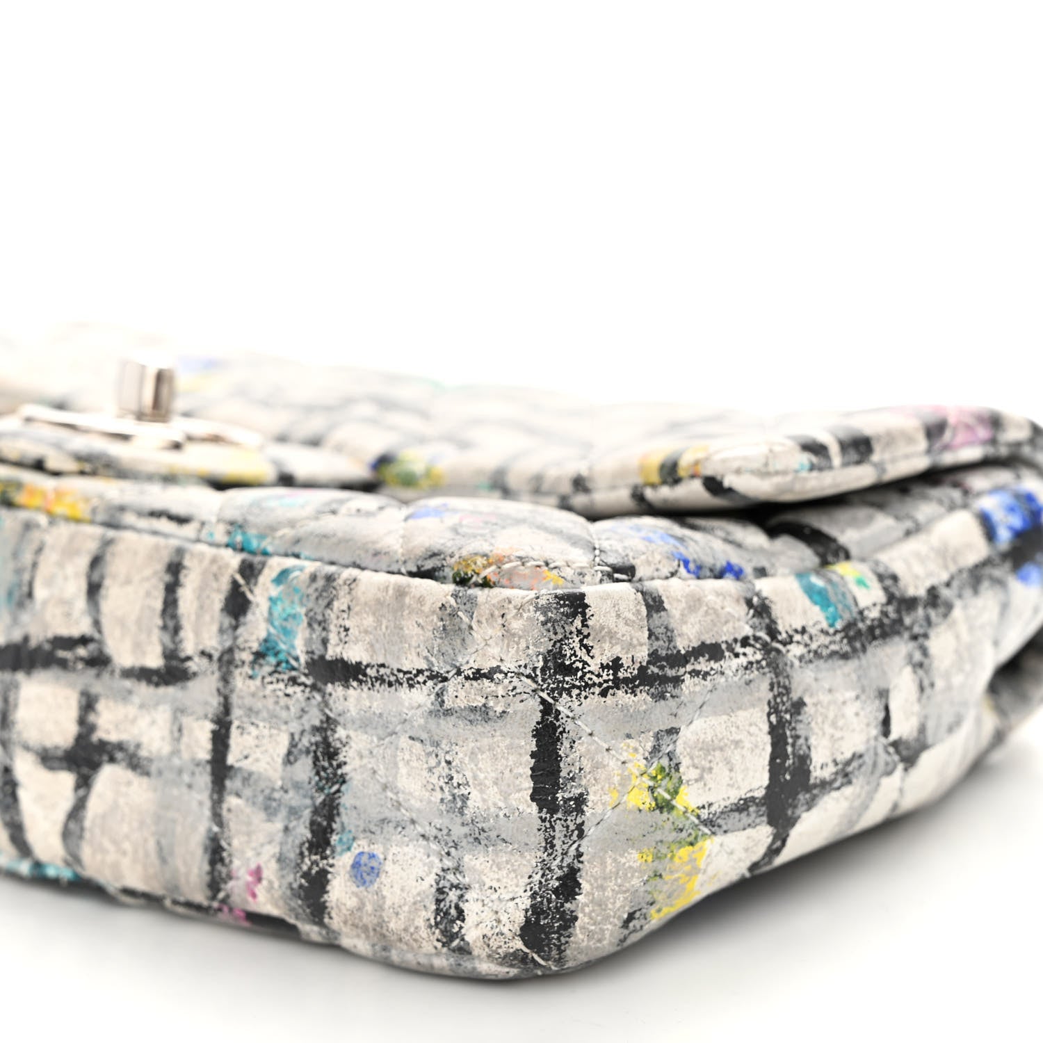Chanel Calfskin Hand Painted Graffiti Mini Flap Multicolor 9 of 9