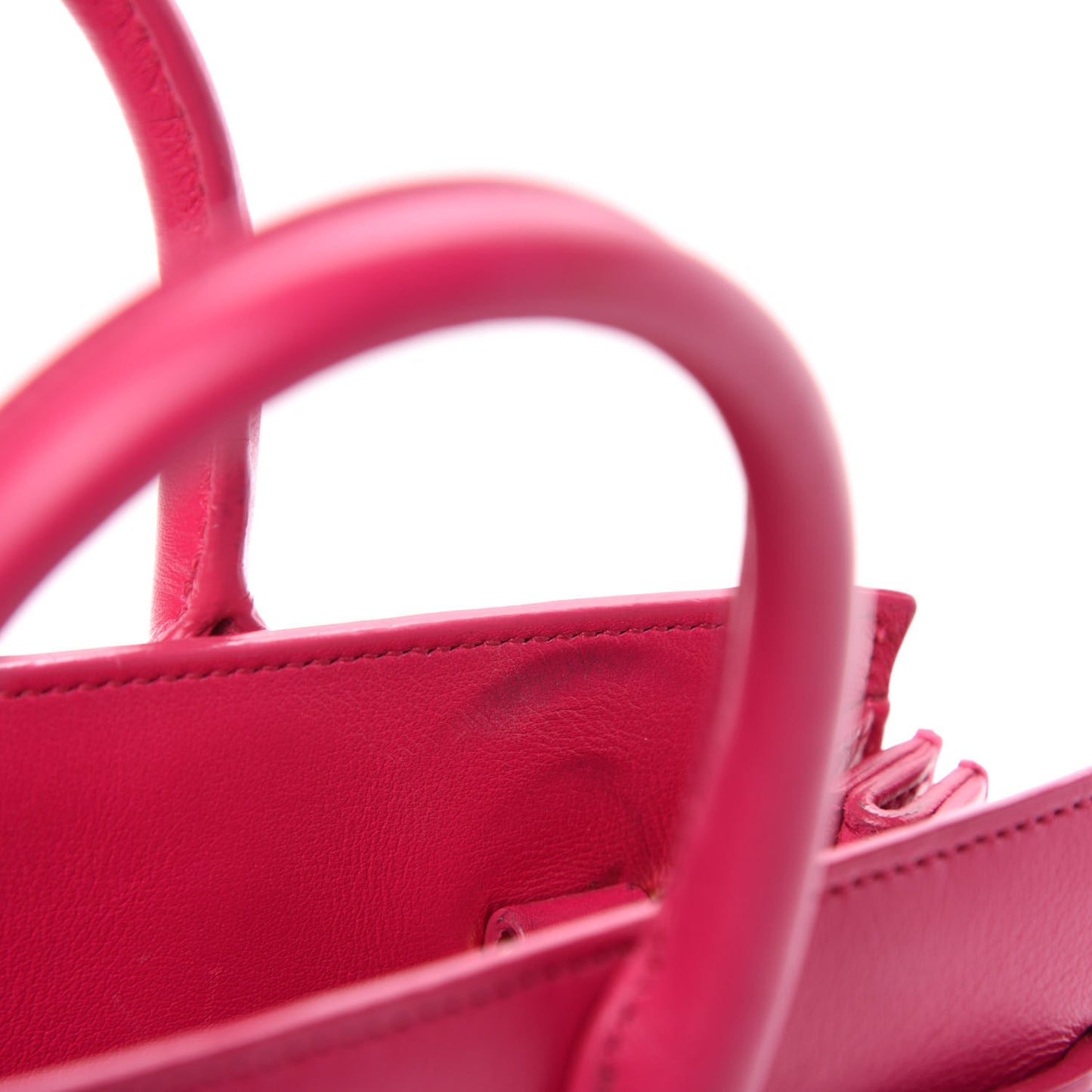 Calfskin Nano Sac De Jour Lipstick Fuchsia