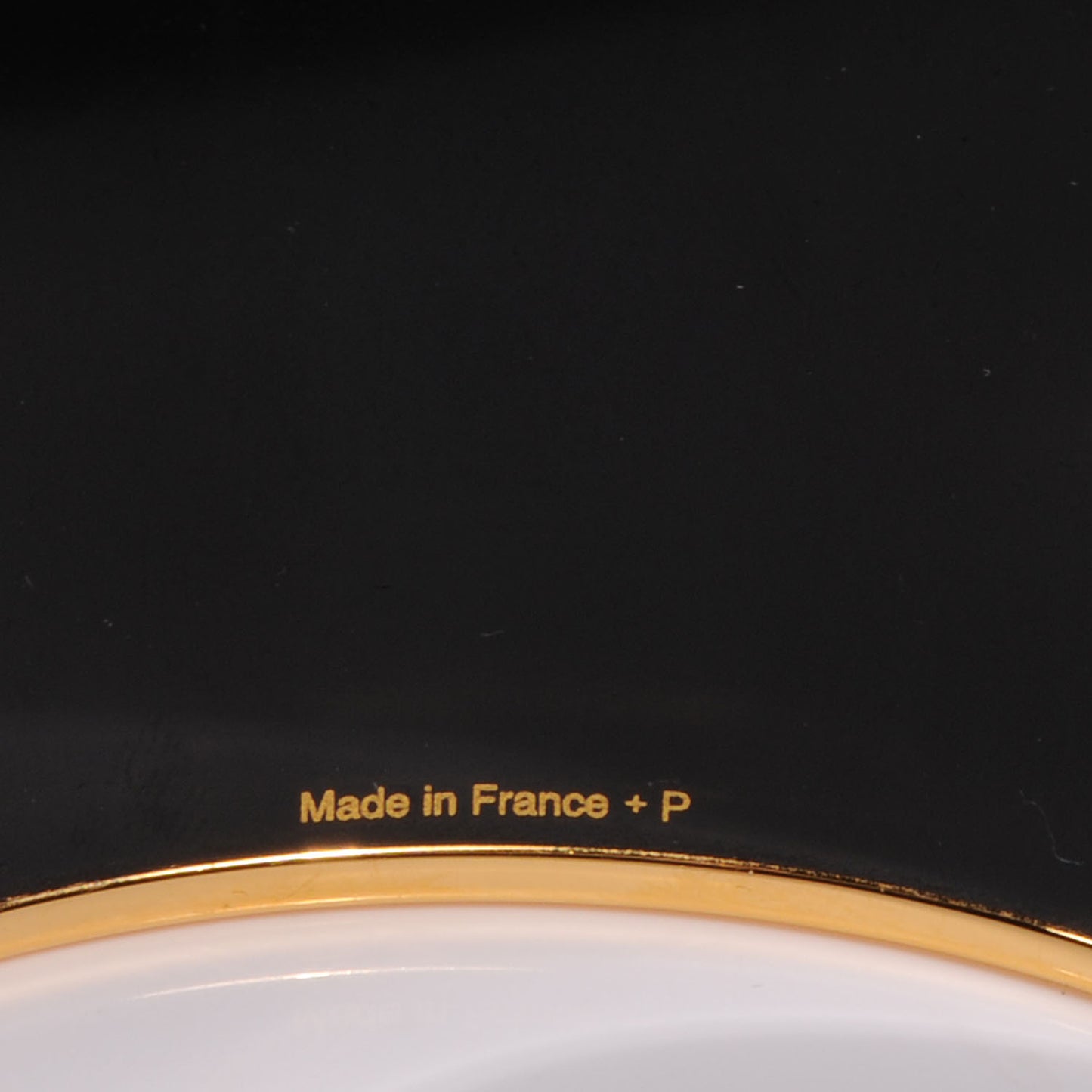 Enamel Printed Rubans de Cheval Extra Wide Bracelet 65 Orange