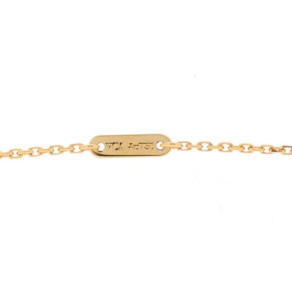 Van Cleef & Arpels 18K Yellow Gold Diamond Mini Frivole Pendant Pave Necklace 5 of 5