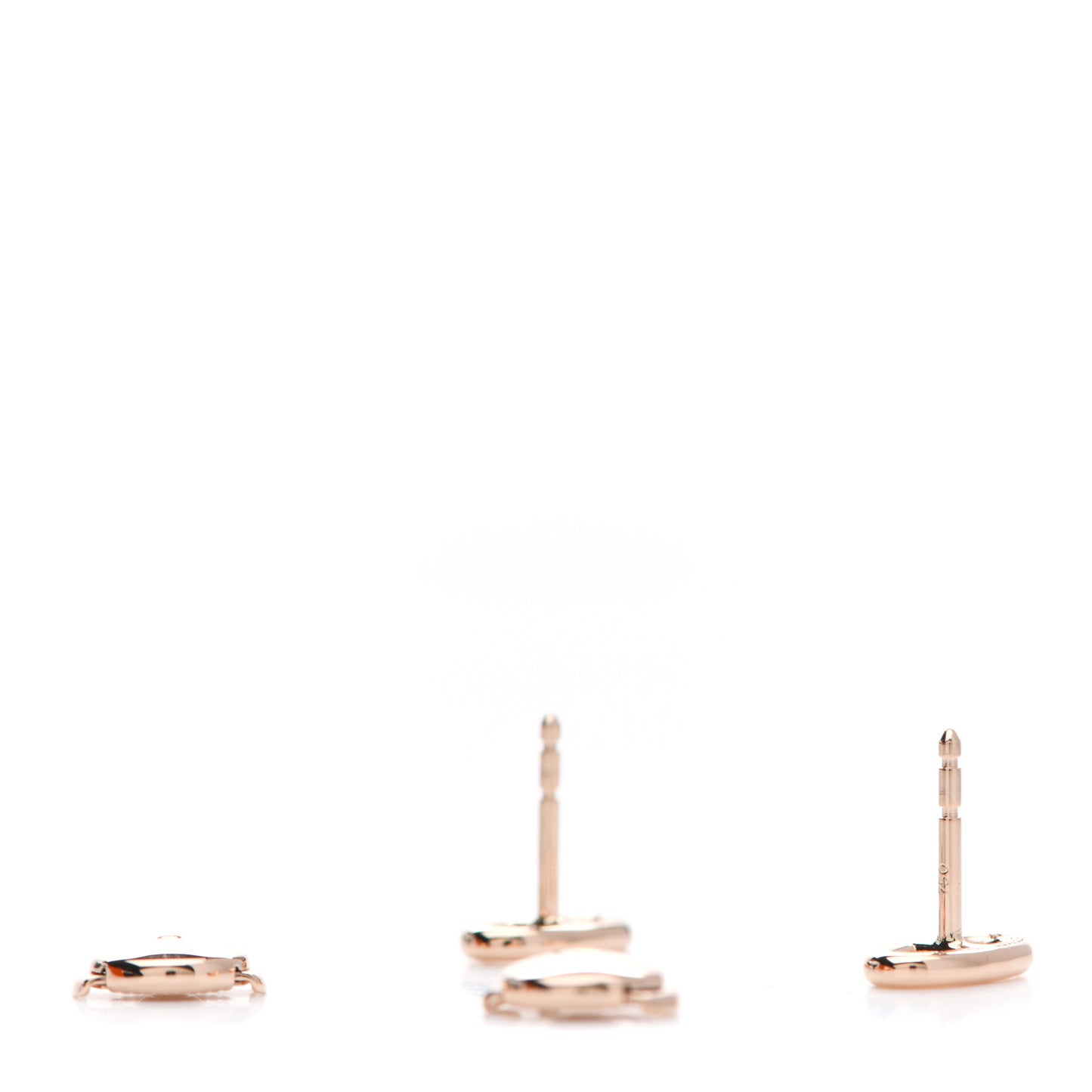 18K Rose Gold TPM Farandole Stud Earrings