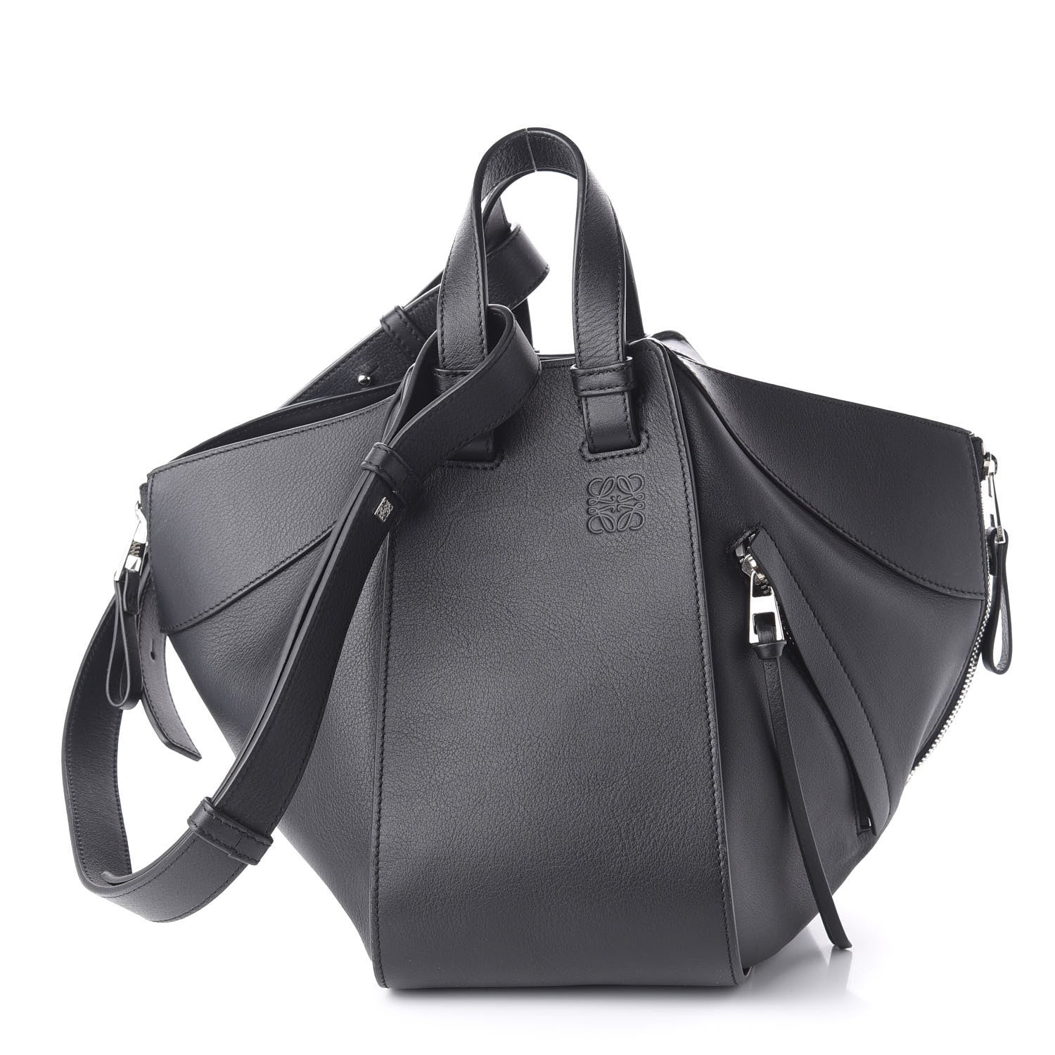 Loewe Calfskin Small Hammock Shoulder Bag Black 1 of 10