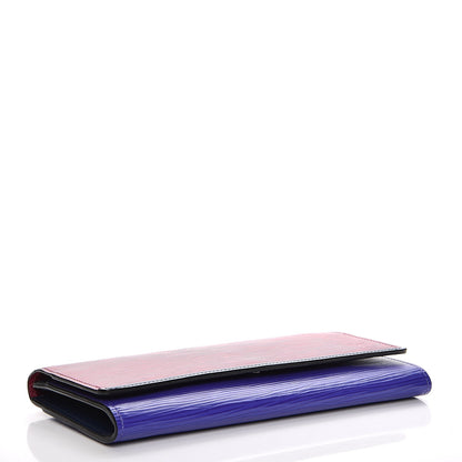 Louis Vuitton Electric Epi Flore Wallet Tri-Color Fuchsia 4 of 7