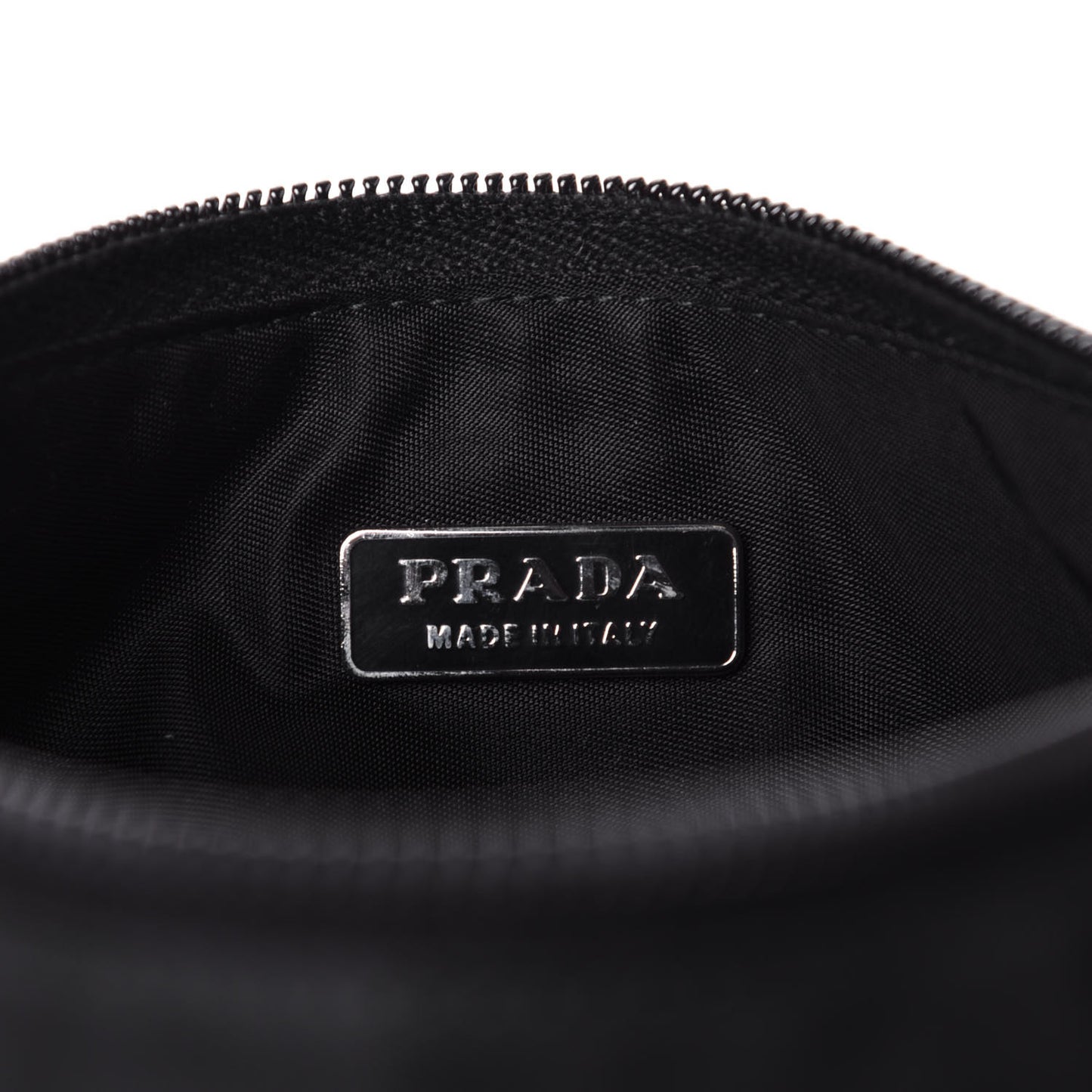 Tessuto Nylon Pochette Bag Black