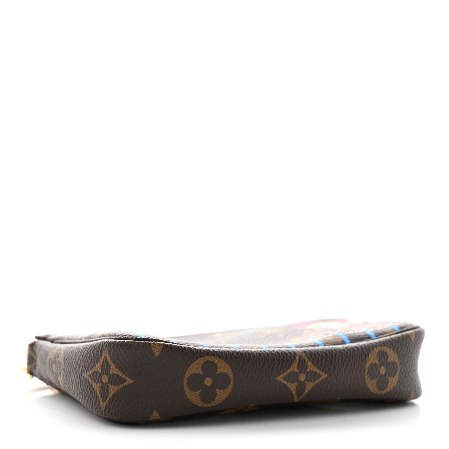 Louis Vuitton Monogram 2020 Christmas Animation Roller Coaster Mini Pochette Accessories Pivoine 4 of 9