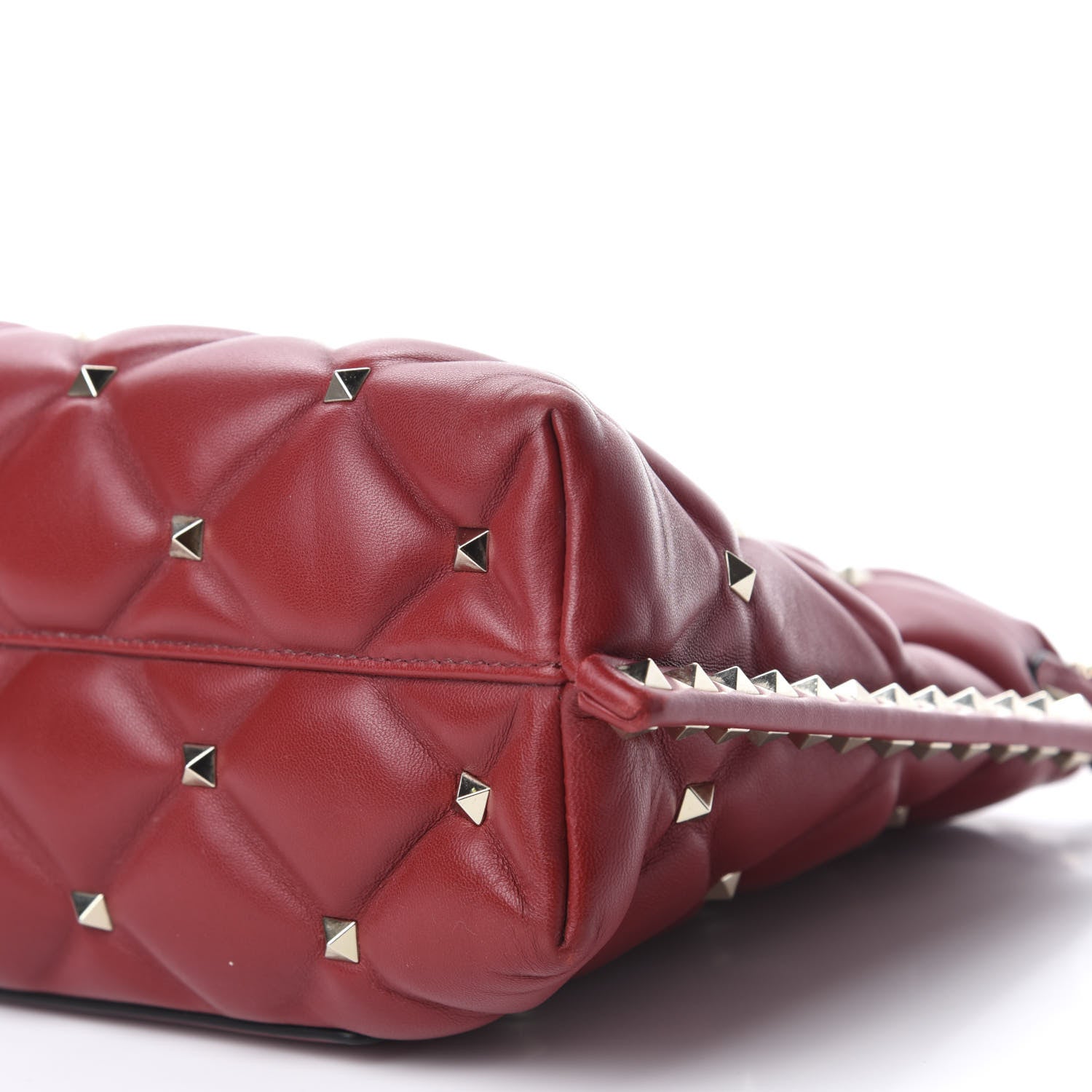 Valentino Garavani Nappa Candystud Shoulder Bag Red 6 of 8