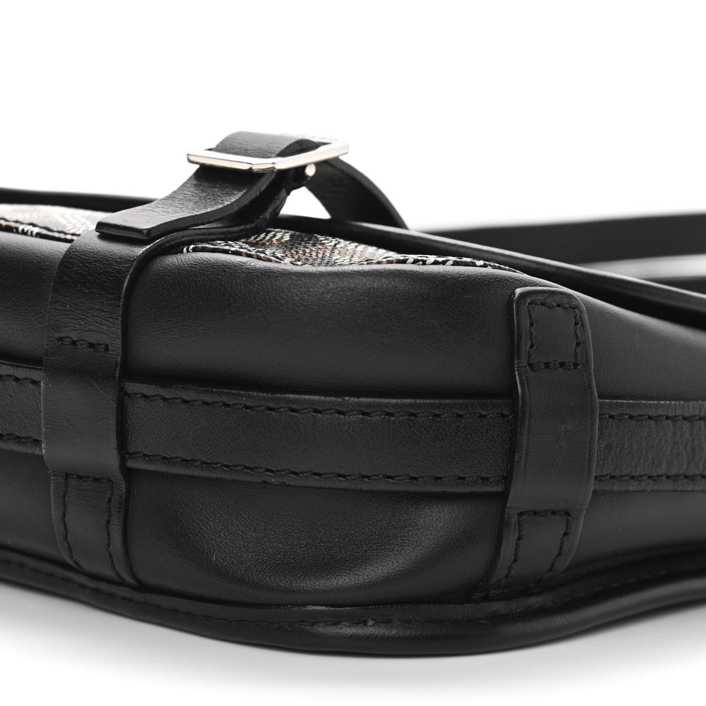 Goyardine Belvedere PM Messenger Bag Black