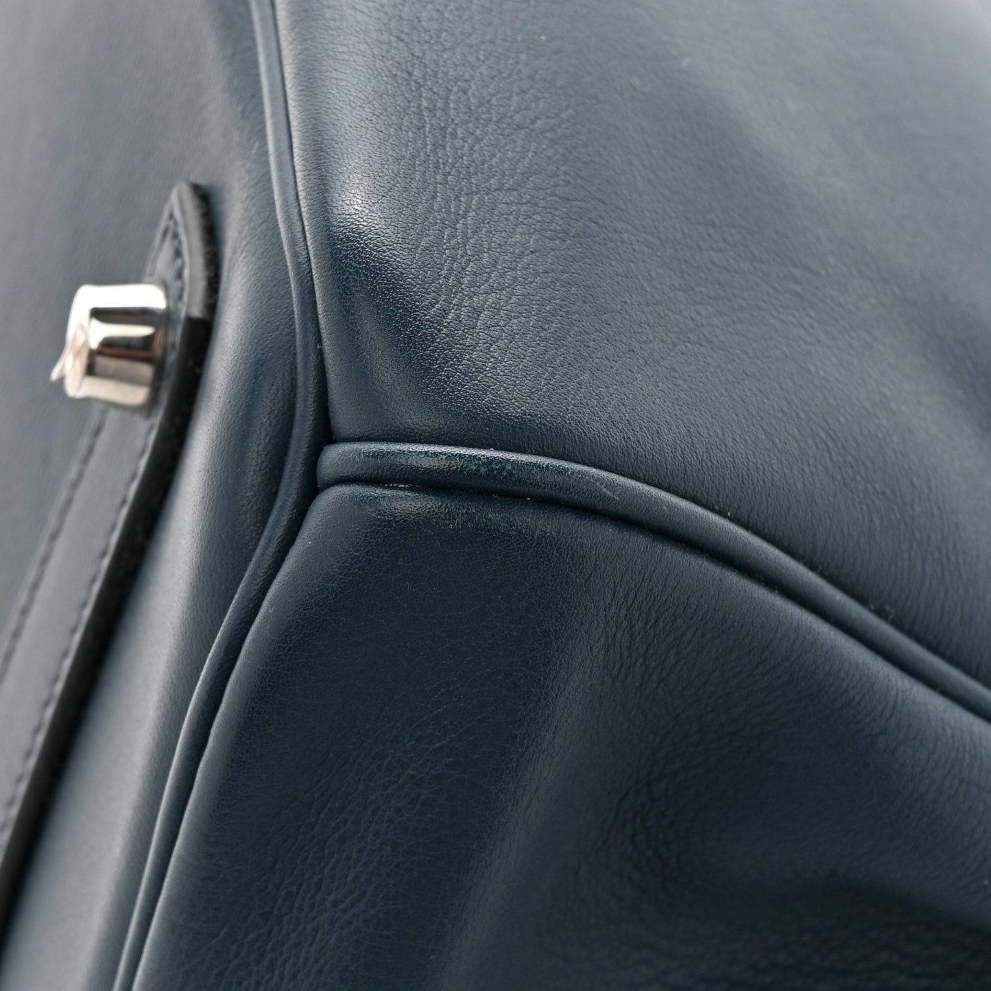 Swift Birkin 35 Bleu De Prusse