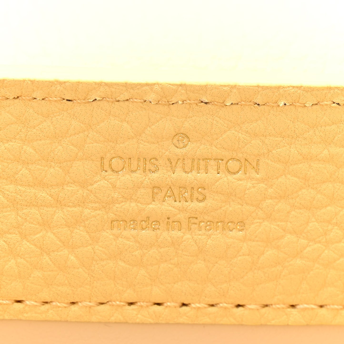 Taurillon Mini Capucines Jaune Plume