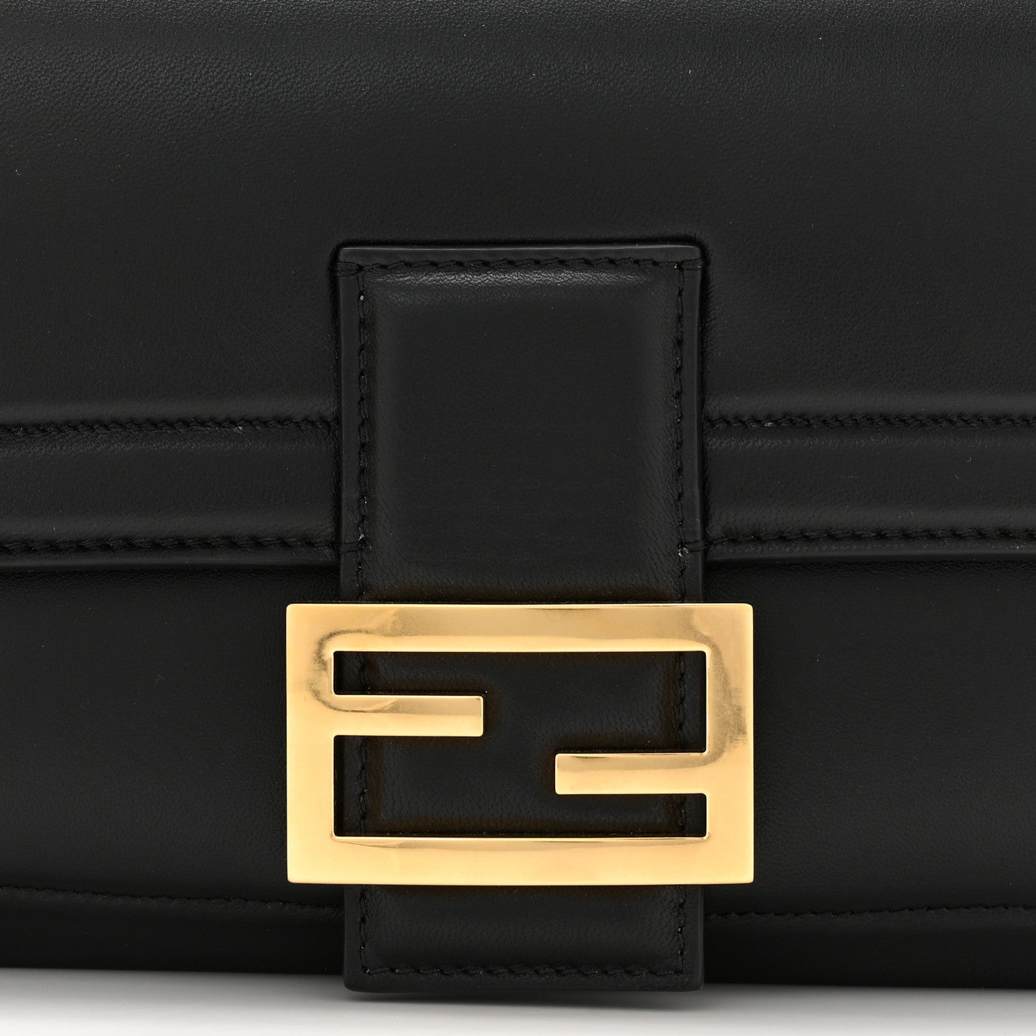 Fendi Nappa Apolo Chain Baguette Black 8 of 10