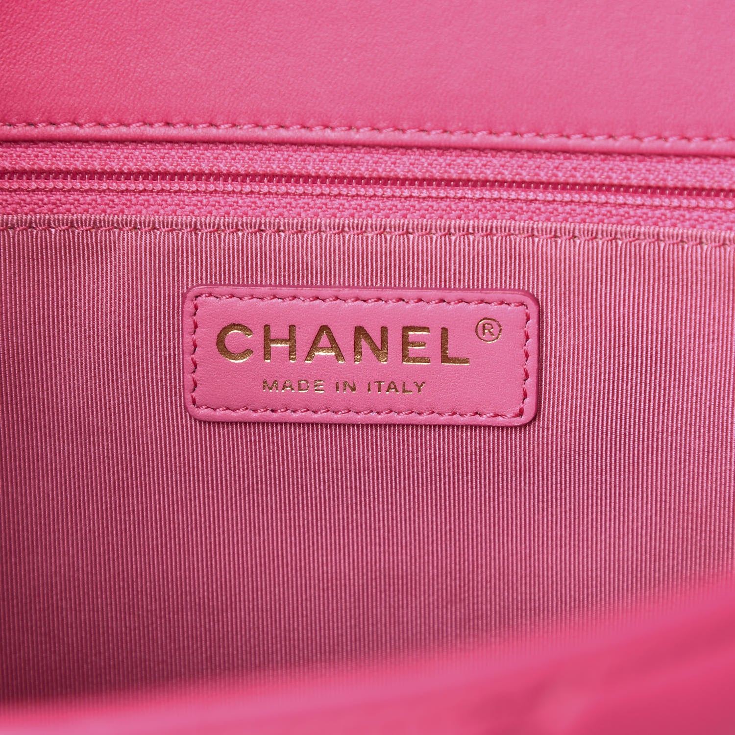 Chanel Lambskin Quilted Jumbo Mademoiselle Chic Flap Fuchsia 6 of 16