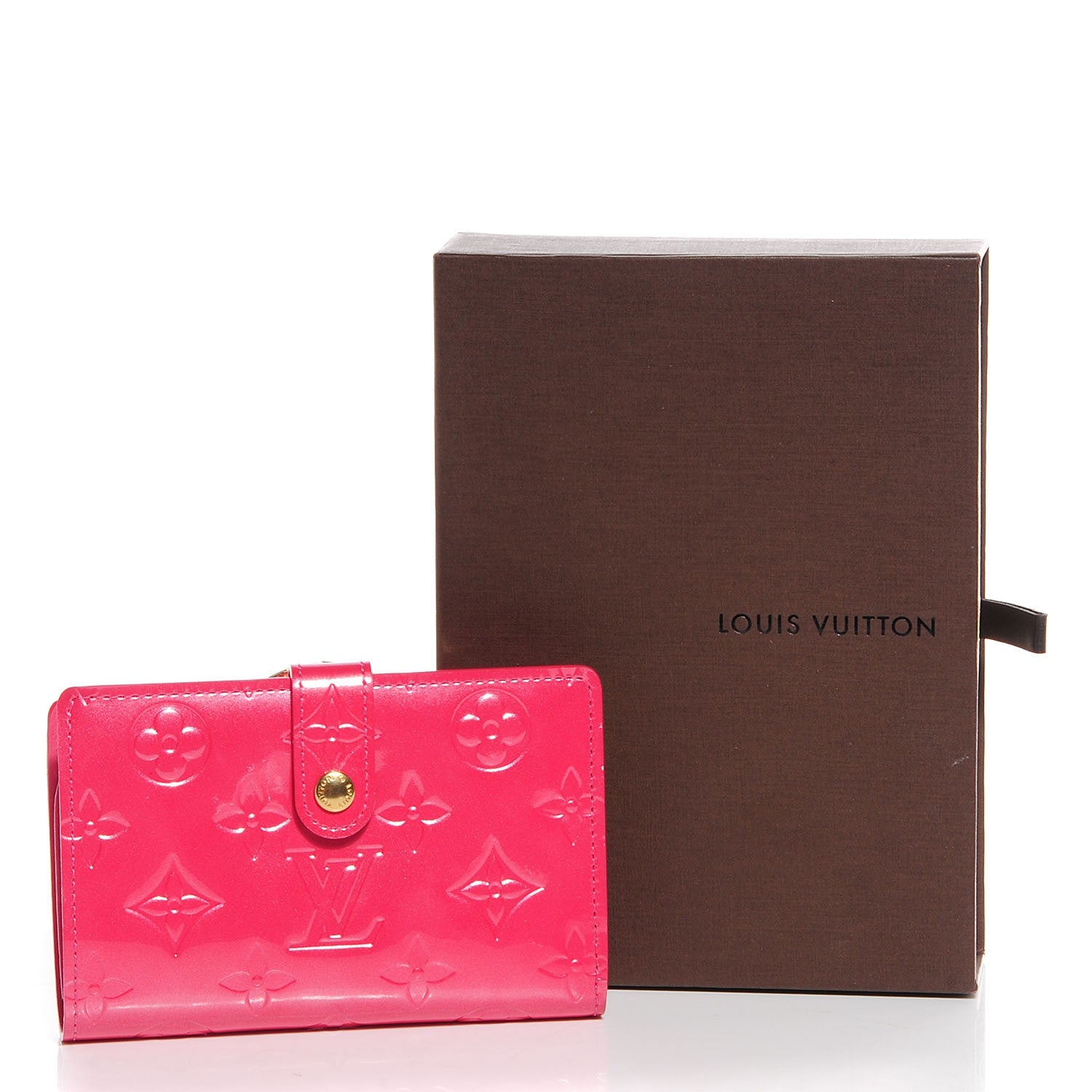 Louis Vuitton Vernis French Purse Wallet Framboise 8 of 8
