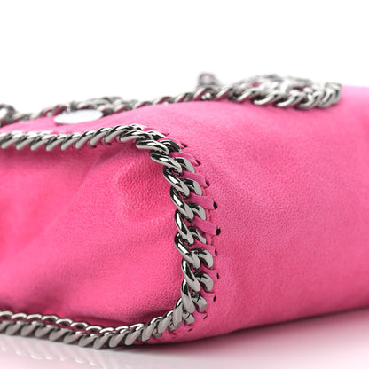 Stella McCartney Shaggy Deer Mini Falabella Fold Over Tote Hot Pink 8 of 9