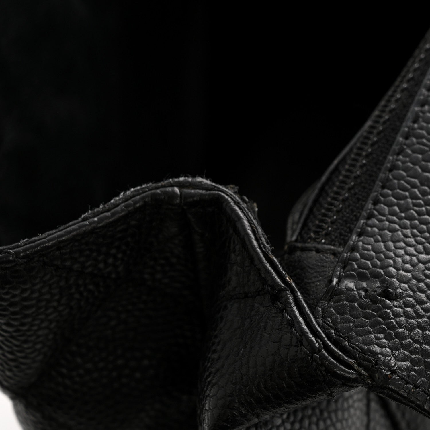 Chanel Caviar Quilted Jumbo Kelly Flap Black 12 of 17