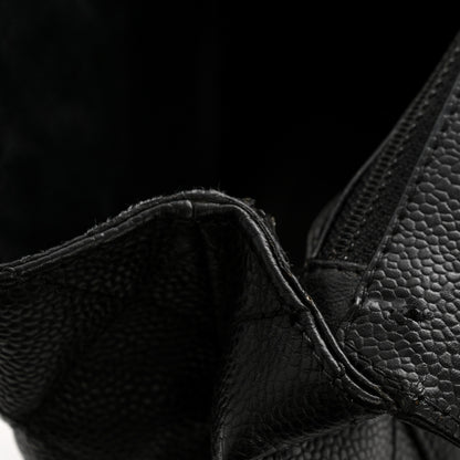 Chanel Caviar Quilted Jumbo Kelly Flap Black 12 of 17