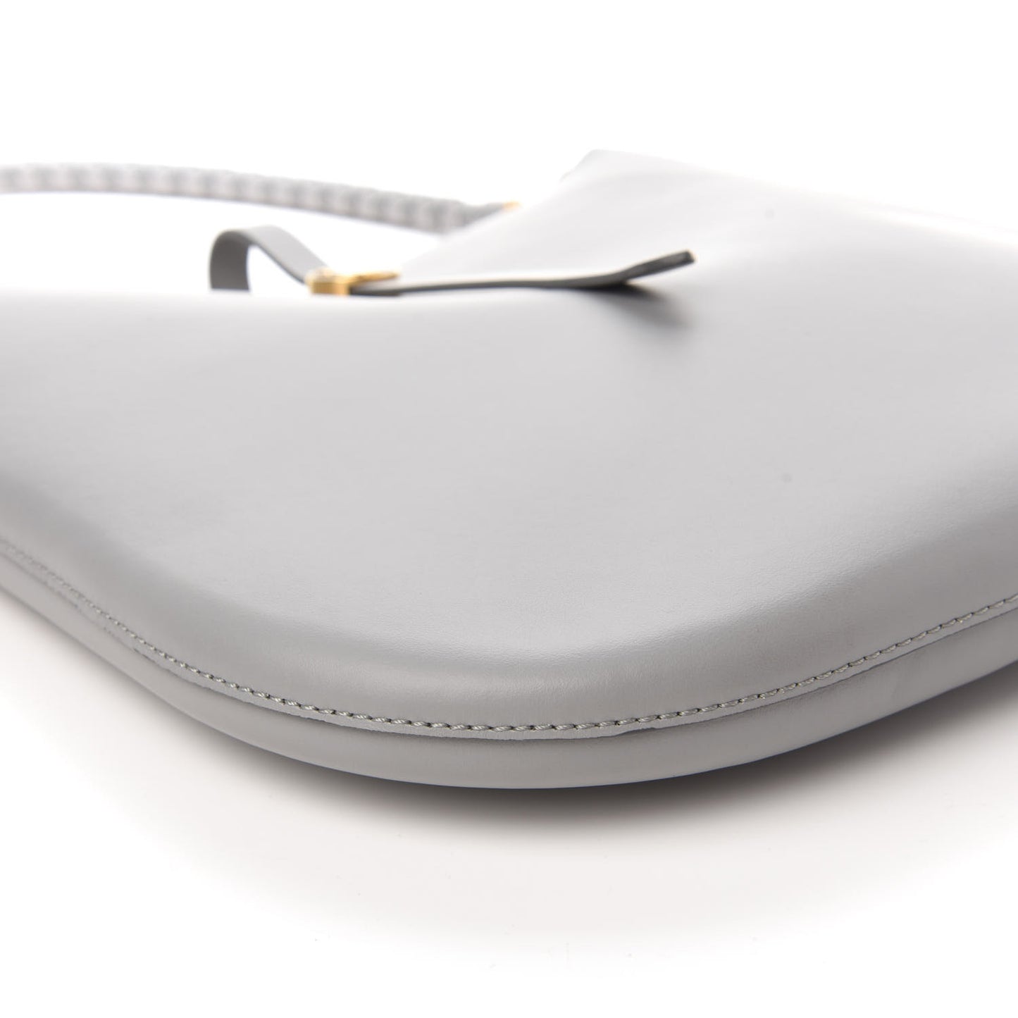 Calfskin TB Anne Shoulder Bag Grey