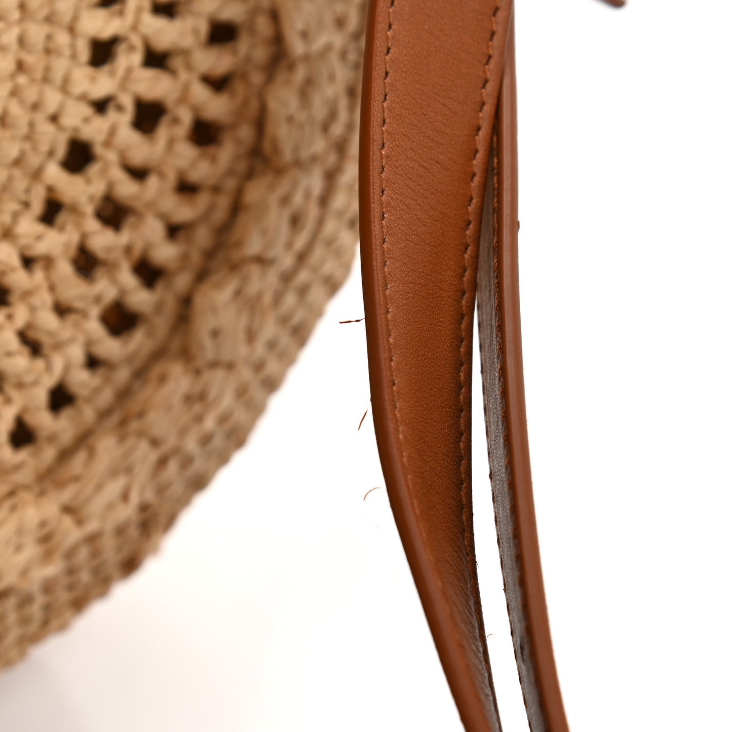 Raffia Sac Round Naturel