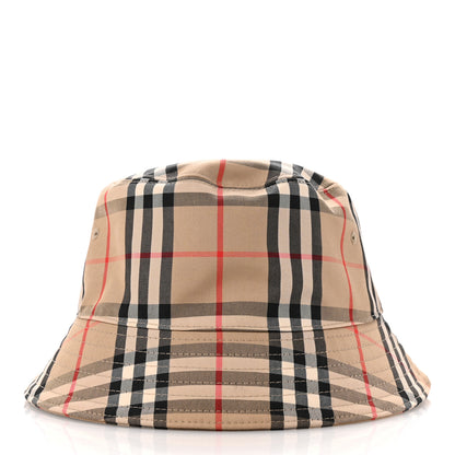 Burberry Technical Cotton Vintage Check Bucket Hat M Archive Beige 3 of 9