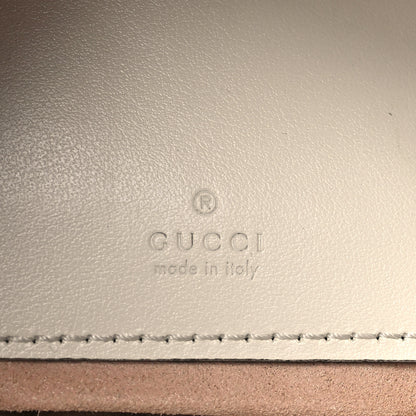 Gucci Calfskin Matelasse Mini GG Marmont 2.0 Bucket Bag White 6 of 9