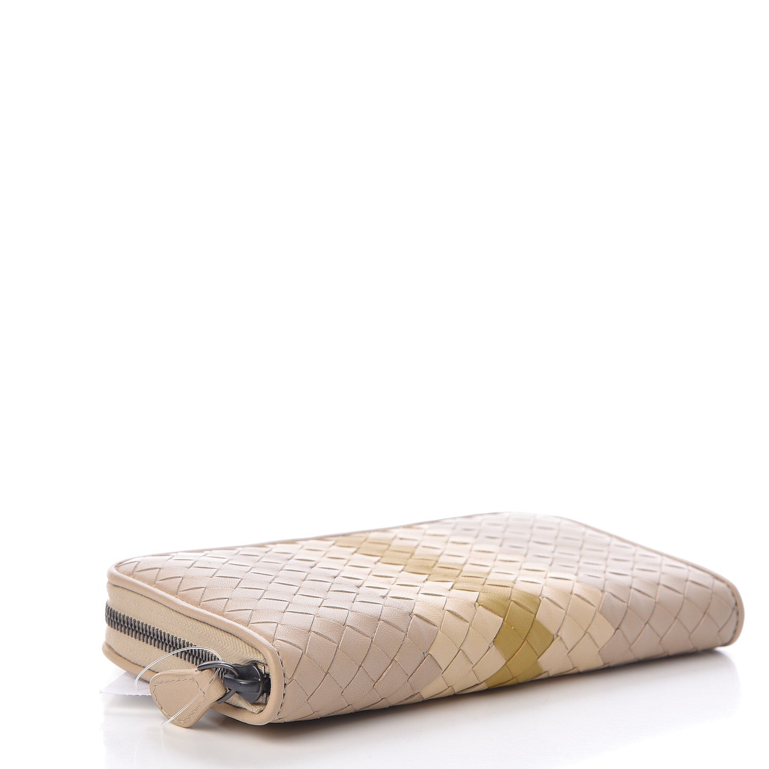 Bottega Veneta Nappa Intrecciato Zip Around Wallet Mink Multicolor 4 of 7