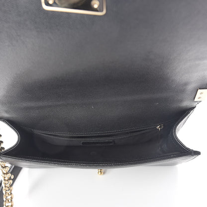 Chanel Caviar Quilted New Medium Boy Flap Black 5 of 12