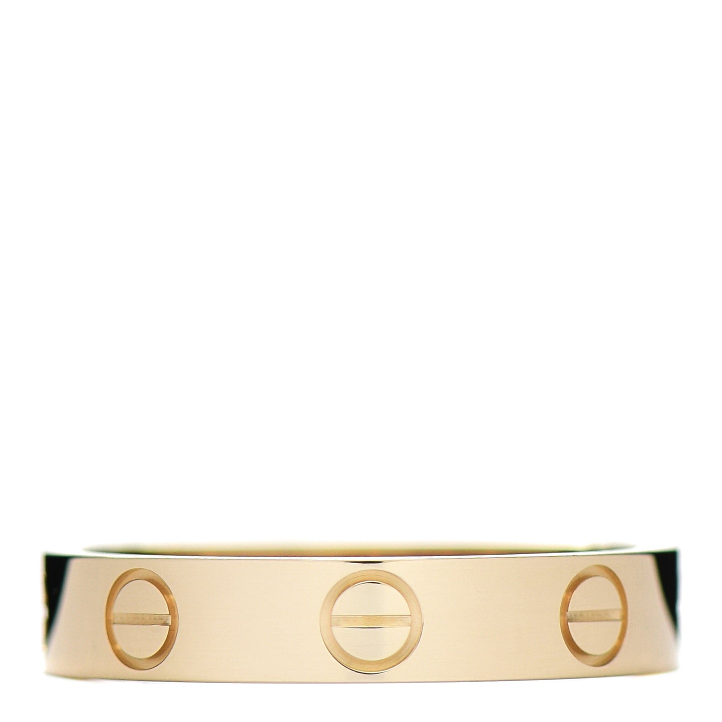 18K Yellow Gold 3.5mm LOVE Wedding Band Ring 51 5.75