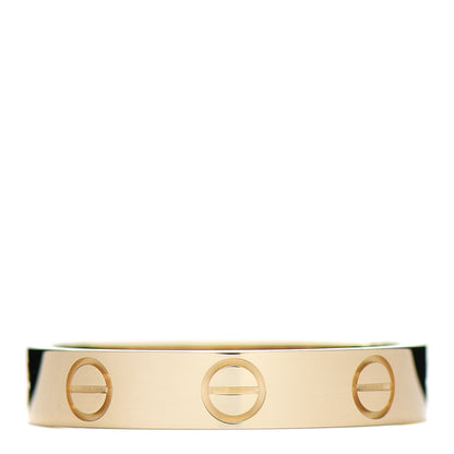 Cartier 18K Yellow Gold 3.5mm LOVE Wedding Band Ring 51 5.75 1 of 5