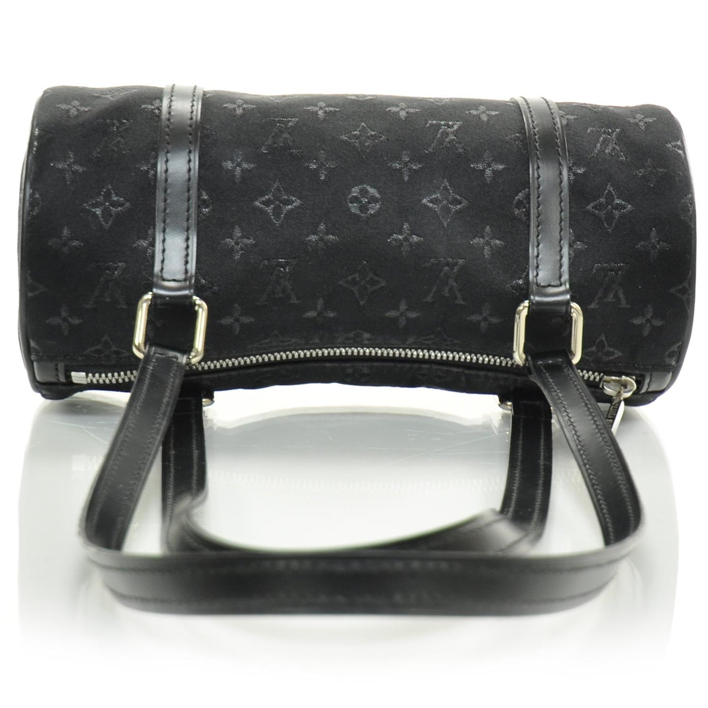 Satin Monogram Mini Papillon Black