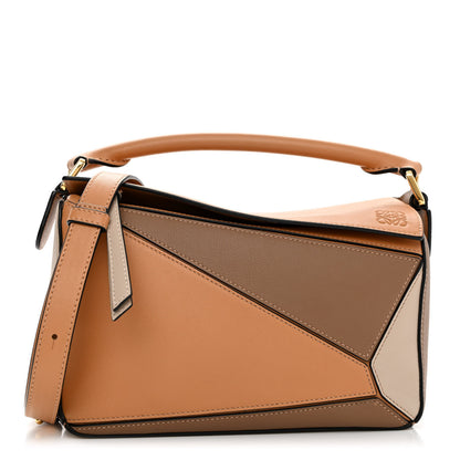 Loewe Calfskin Small Puzzle Bag Warm Desert Mink 1 of 9