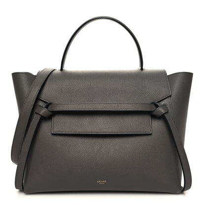 Celine Grained Calfskin Mini Belt Bag Grey 1 of 11