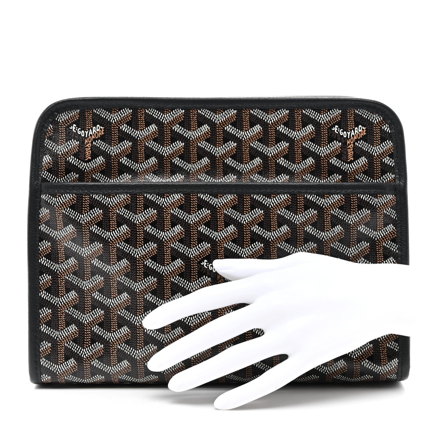 Goyard Goyardine Jouvence MM Toiletry Pouch Black 2 of 6