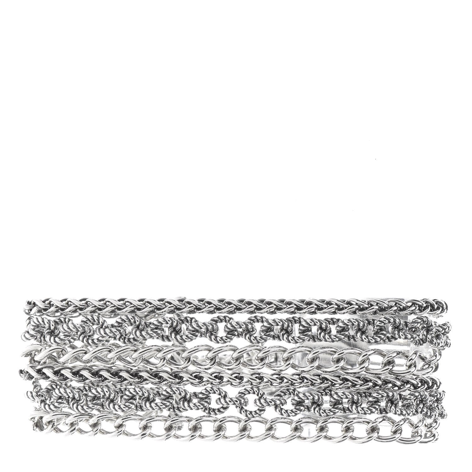 David Yurman Sterling Silver Multi Chain Toggle Bracelet 1 of 4