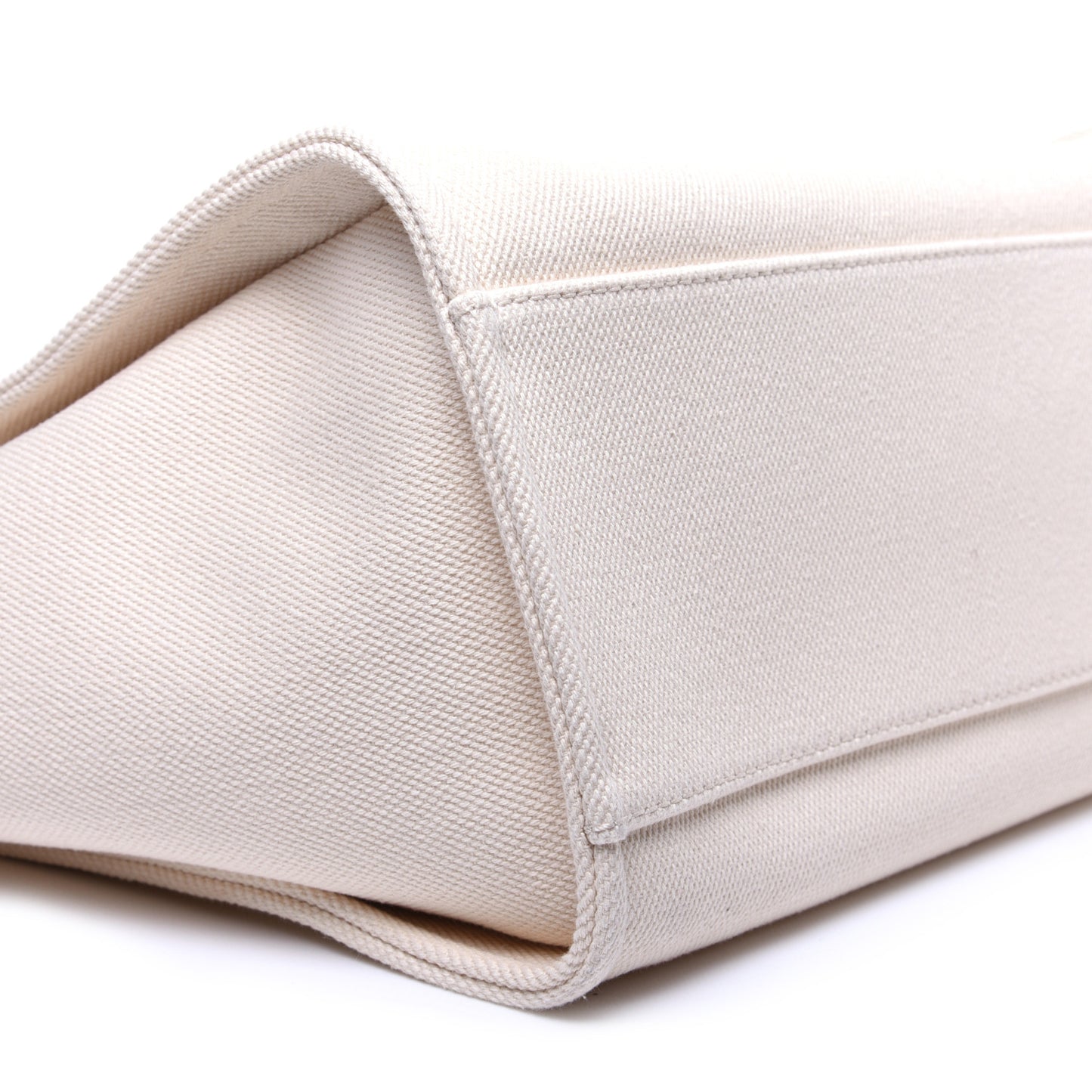 Canvas Pearl Medium Deauville Tote Ecru Beige