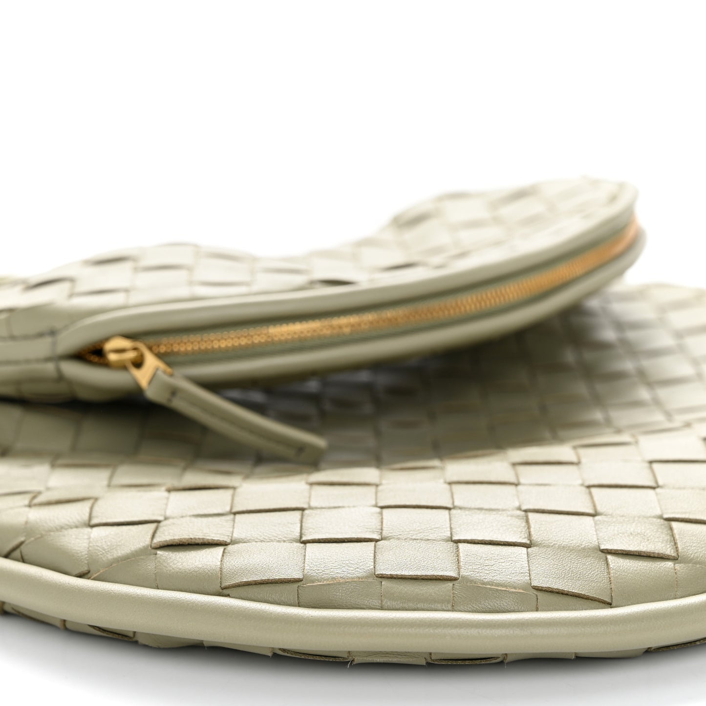 Nappa Intrecciato Medium Gemelli Travertine