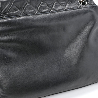 Chanel Lambskin Quilted Chain Mail Shoulder Bag Black 12 of 15