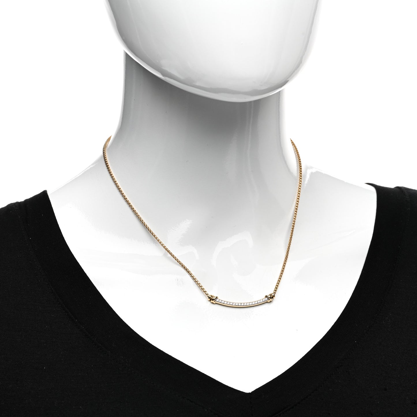 18K Yellow Gold Diamond Helena Wrap Station Necklace