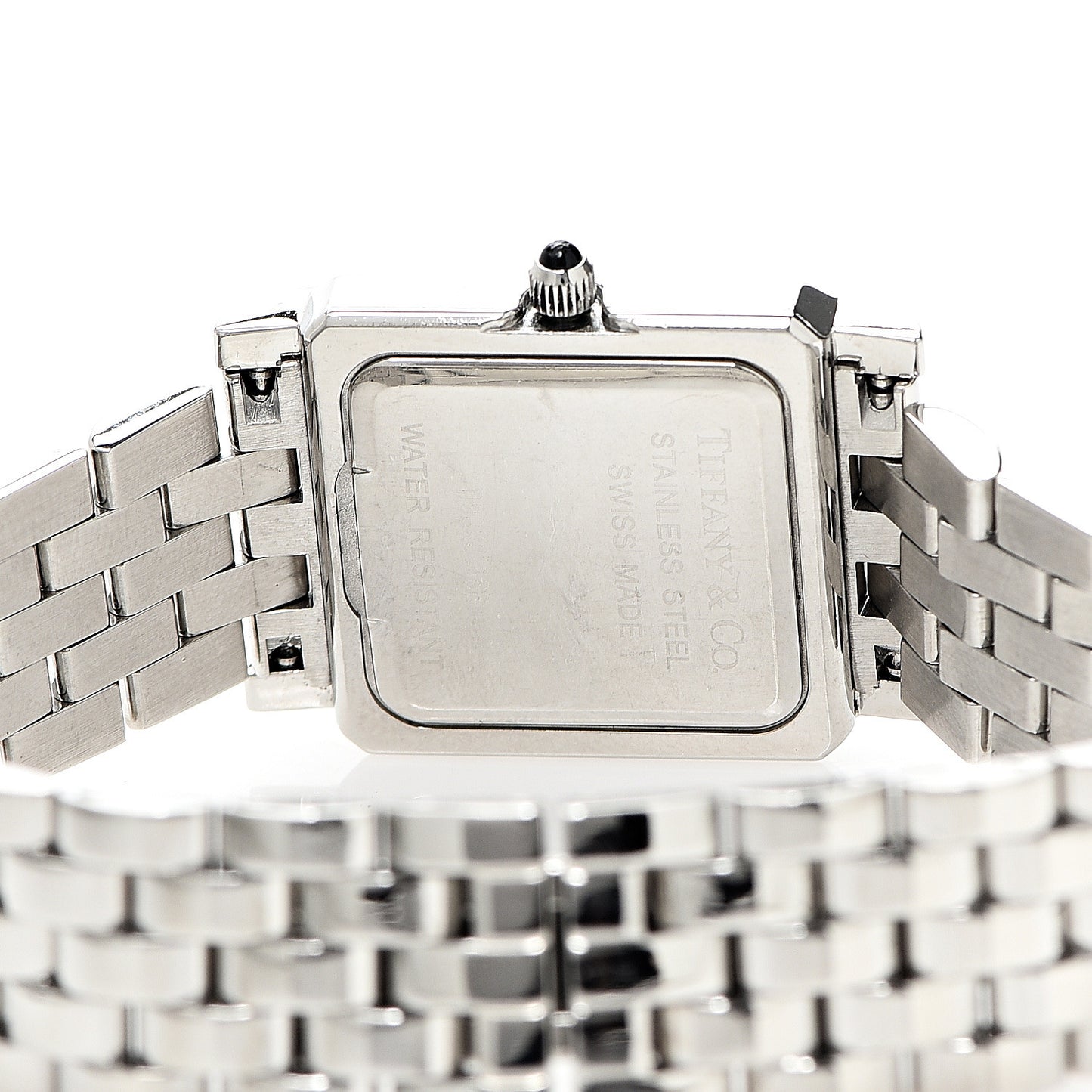 Stainless Steel 24mm Classic Square Quartz Watch
