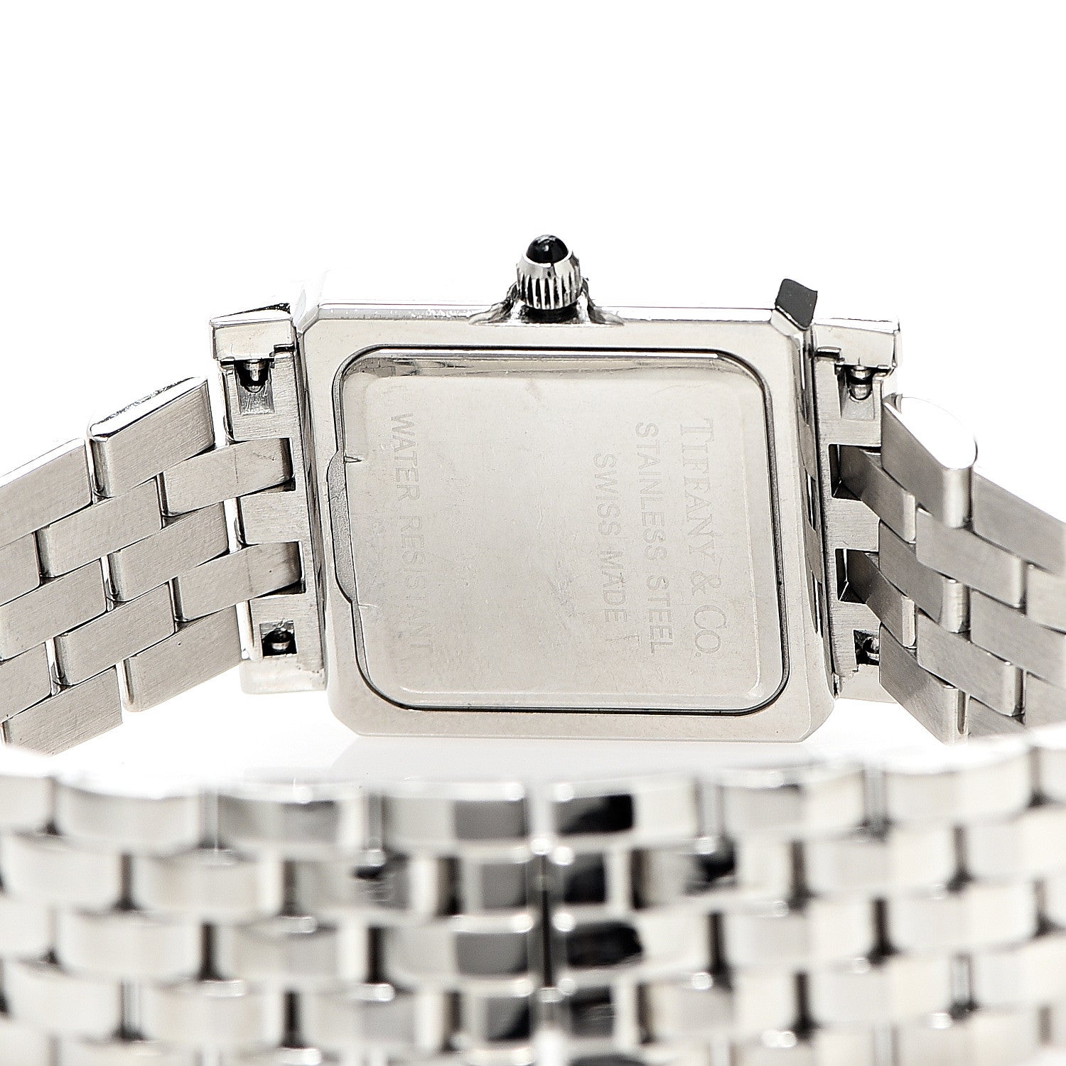 Tiffany Stainless Steel 24mm Classic Square Quartz Watch 4 of 6